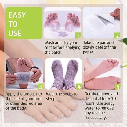 Aliver Natural Detox Foot Pads (Pack of 20)