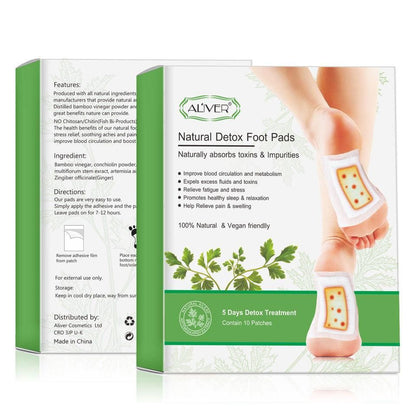 Aliver Natural Detox Foot Pads (Pack of 20)